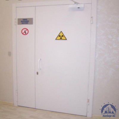 Рентгенозащитная алюминиевая дверь 1070х2080-1 мм купить  в Нижневартовске