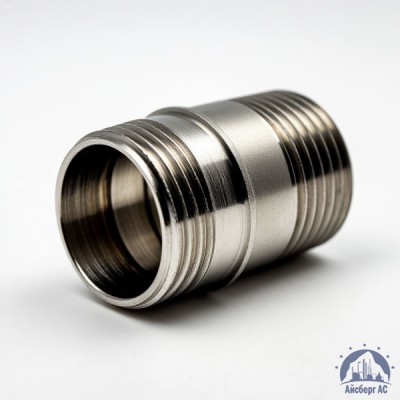 Ниппель переходной нержавеющий DN 32х15 1 1/4"-1/2" 42,4х21,3 мм AISI 316 двойной НР-НР купить в Нижневартовске